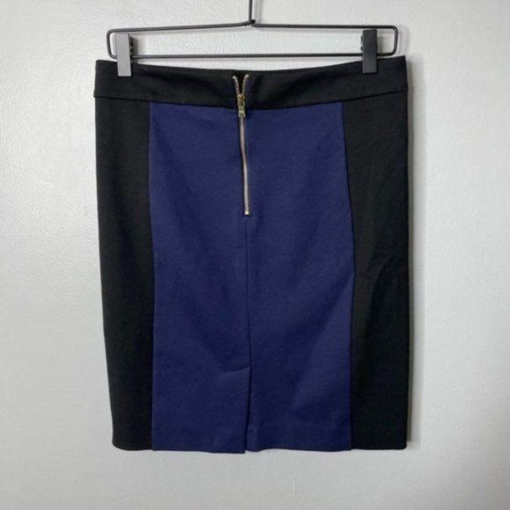 Club Monaco Blue Black Pencil‎ Skirt - Picture 2 of 3